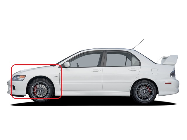 Front Fender Evo 8/9 left